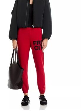 FREECITY Cotton Logo Sweatpants